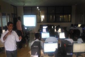 Hands-on by Revatnetwork at Rajiv Gandhi college